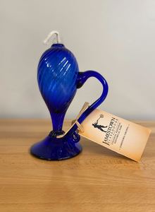 Glass Sparking Lamp - Cobalt